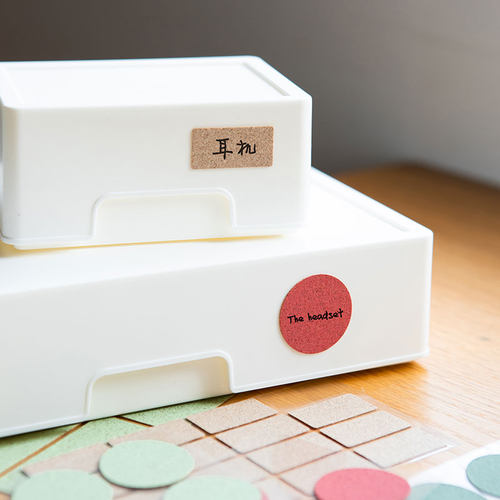 防水mr.mat创意贴纸圆形手写标签