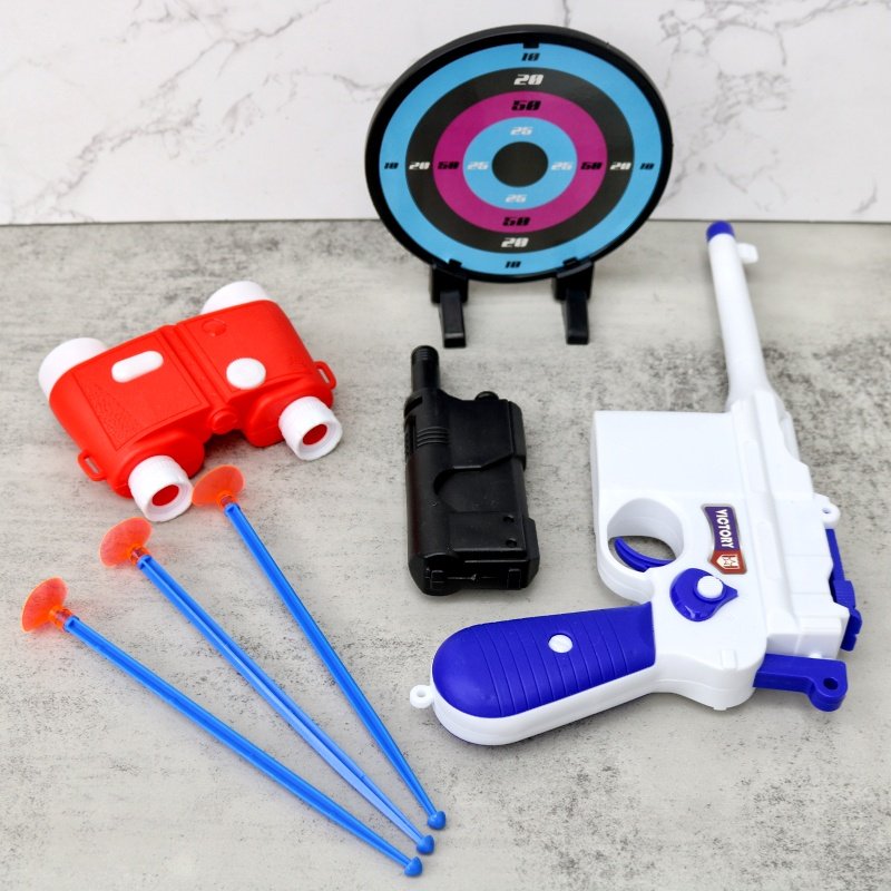 毛瑟驳壳枪软弹吸盘玩具男孩手抢可发射模型游戏枪军事儿童演出