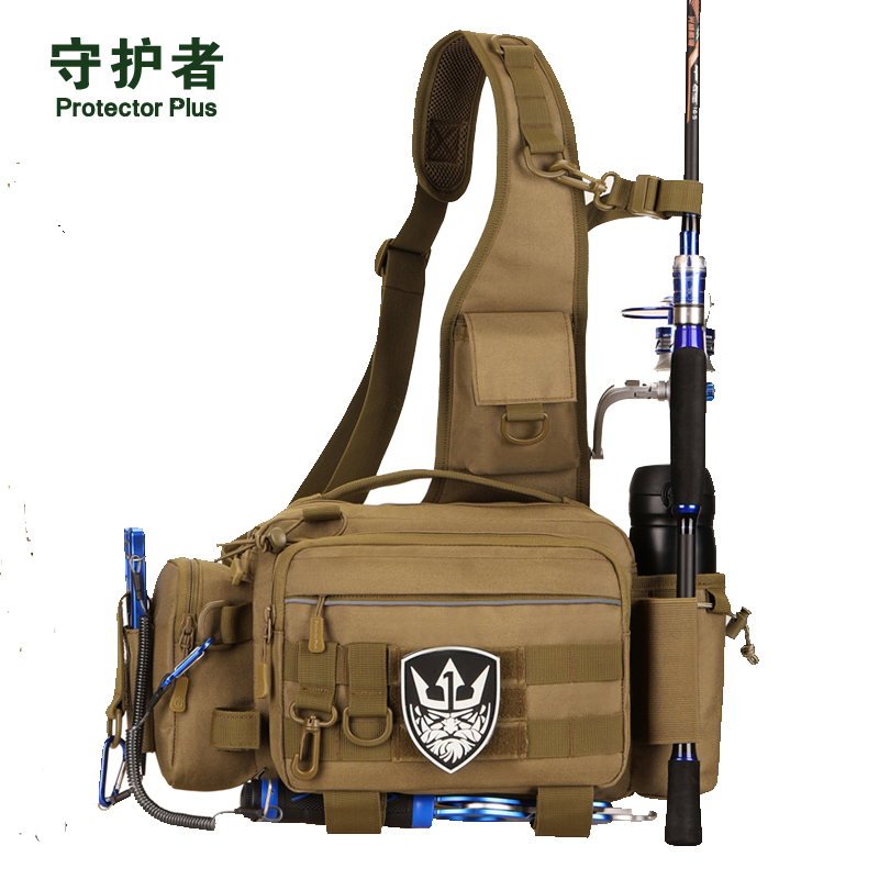 路亚包男腰包单肩斜挎钓鱼包