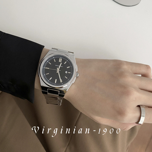 手表 Virginian1900 时尚 简约日历防水高级感气质品味夜光男士