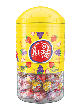 真知棒108支桶装什锦棒棒棒糖花束水果味糖果六一儿童送礼