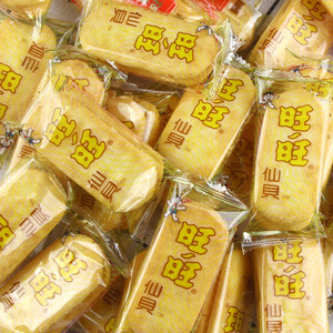 旺旺仙贝雪饼大袋大米饼膨化零食办公室批发年货