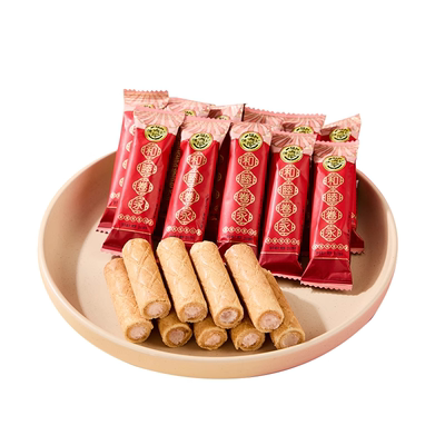 徐福记喜饼卷心酥夹心饼干500g蛋卷结婚庆批发结婚官方正品