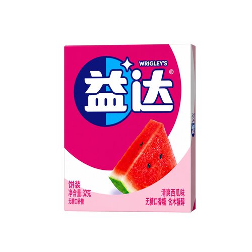 益达口香糖12片×30盒清爽西瓜味木糖醇咀嚼糖清新口气便携装