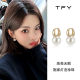 复古高级感耳饰气质轻奢耳坠 法式 施家大珍珠耳环女2026新款 爆款