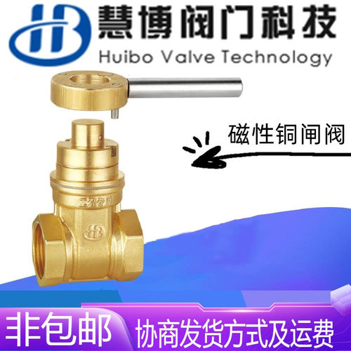 浙江慧博阀门黄铜丝扣磁性锁闭闸