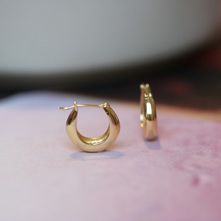 【小器饰品】18k镀金 小金扣 百搭 不易掉色 酷女孩心选