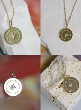 【小器饰品】法国进口铜镀18k金吊坠项链合集『限时48小时上架』