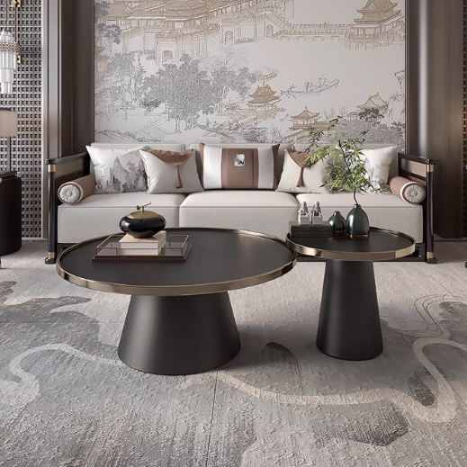 新中式实木沙发组合现代简约轻奢禅意别墅样板房全套新款客厅家具