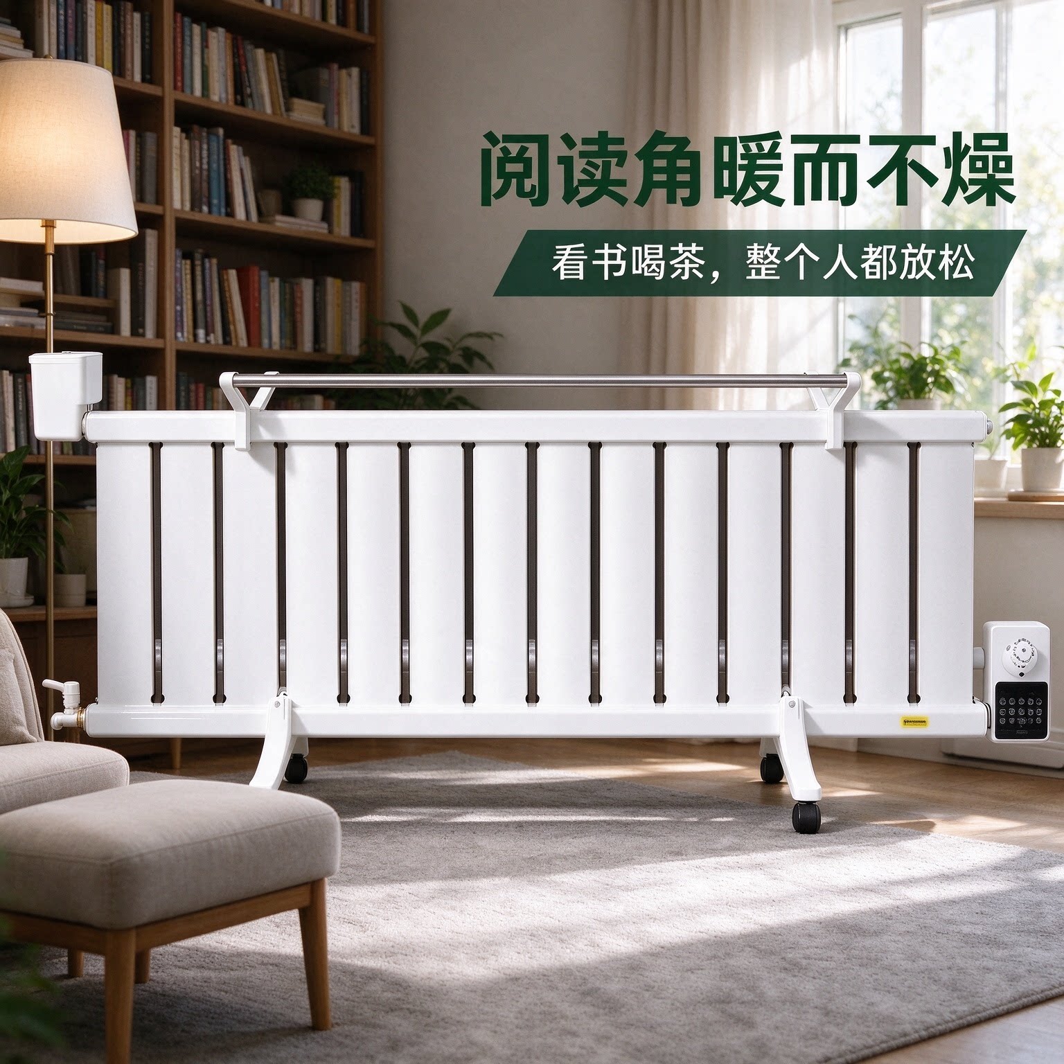 家用加水型水电暖器可移动落地