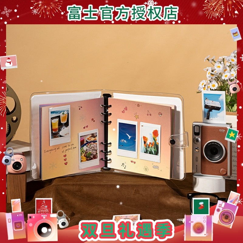 fujifilm/富士一次成像正品 DIY相册迷你方形宽幅通用 影像