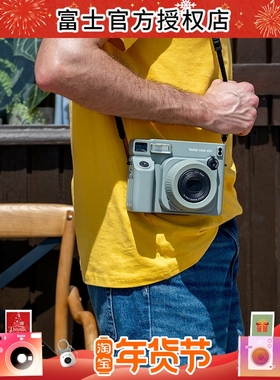 fujifilm/富士一次成像拍立得相机5寸宽幅instax wide400相机新品