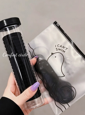 发圈女高级感丸子头头绳扎头发皮筋高弹力耐用发绳头饰发绳