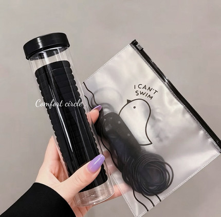 发圈女高级感丸子头头绳扎头发皮筋高弹力耐用发绳头饰发绳