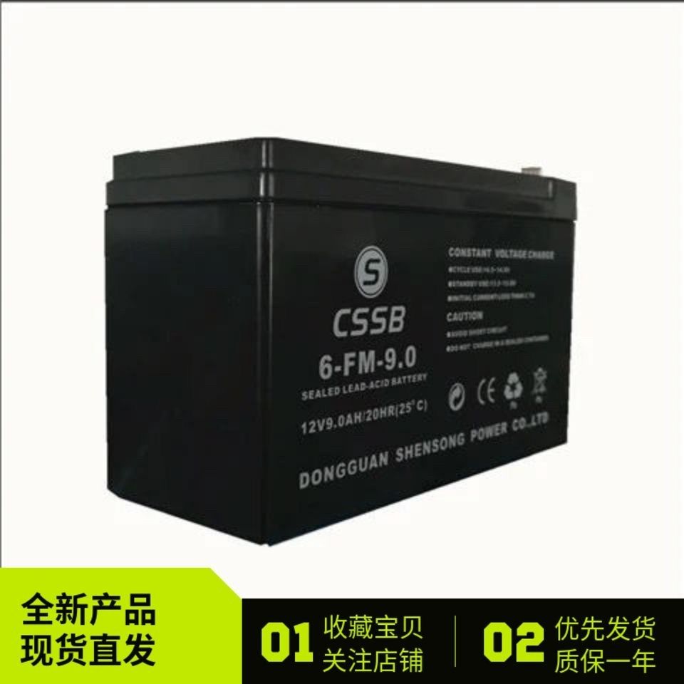 CSSB蓄电池6-FM-912V9AH/20HR