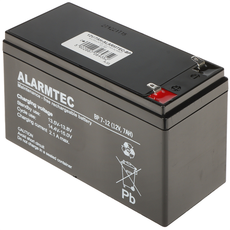 ALARMTEC蓄电池 BP7-12 12V7AH 免维护可充电电池