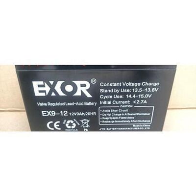 EXOR蓄电池EX9-1212V9AH消防主