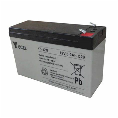 YUCEL蓄电池 Y5-12N 12V5.0AH C20 免维护可充电电池