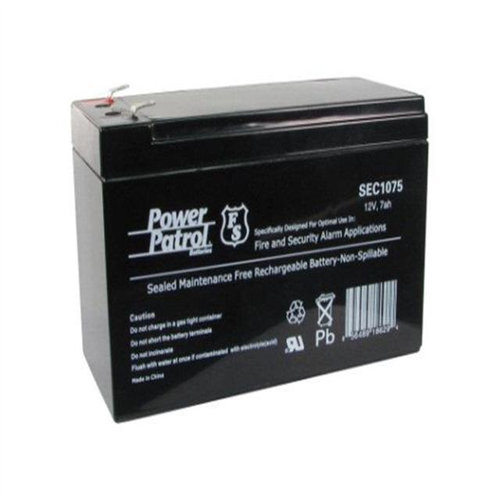 POWER PATROL蓄电池 SEC1075 12V7AH 免维护可充电电池