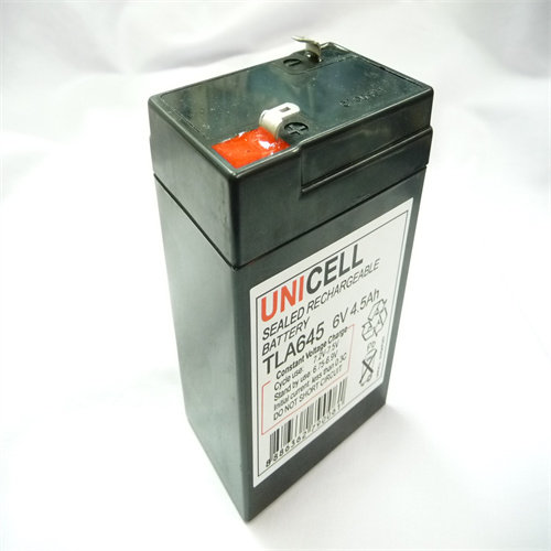 UNICELL 蓄电池 TLA645 6V4.5AH 免维护可充电铅酸 电池