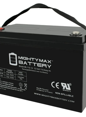MIGHTYMAX 蓄电池 ML110-12 12V110AH battery 免维护铅酸蓄电池
