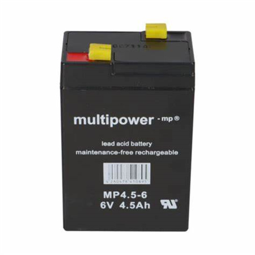 multipower蓄电池MP4.5-6 6V4.5AH电子称 仪器仪表电池