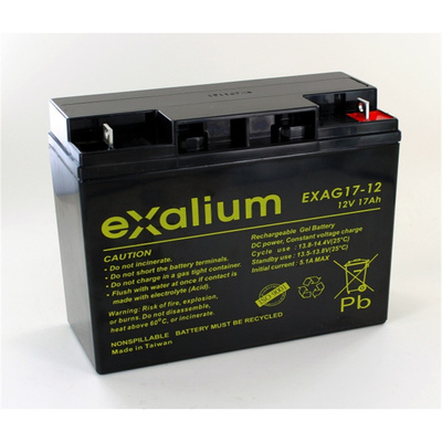 exalium 蓄电池 EXAG17-12 12V 17AH 免维护电池