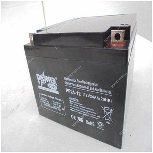 POWER PLUS 蓄电池 PP24-12 12V 24AH/20HR 免维护铅酸电池