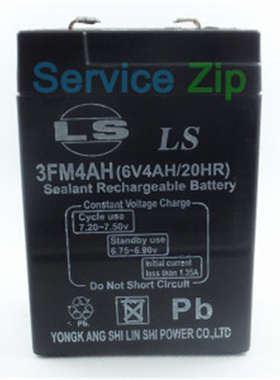 LS蓄电池3FM4AH 6V4AH/20HR电子称 仪器仪表电池