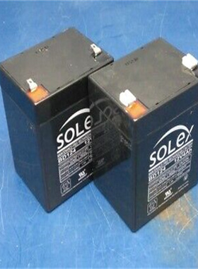 solex蓄电池 BD12-4 12V4AH 免维护可充电电池