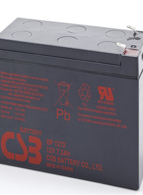 CSB蓄电池GP1272F2 HR1234WF2 12360 12460 12V7.2Ah9 APC主机UPS