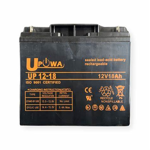 UPOWER 蓄电池 UP12-18 12V18AH 免维护铅酸电池