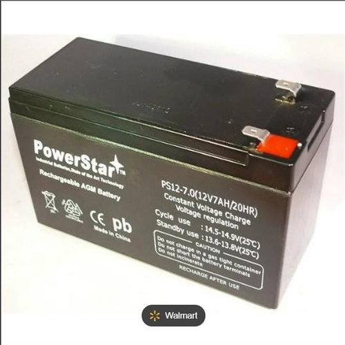 powerstar蓄电池 PS12-7.0 12V7AH/20HR 免维护可充电电池
