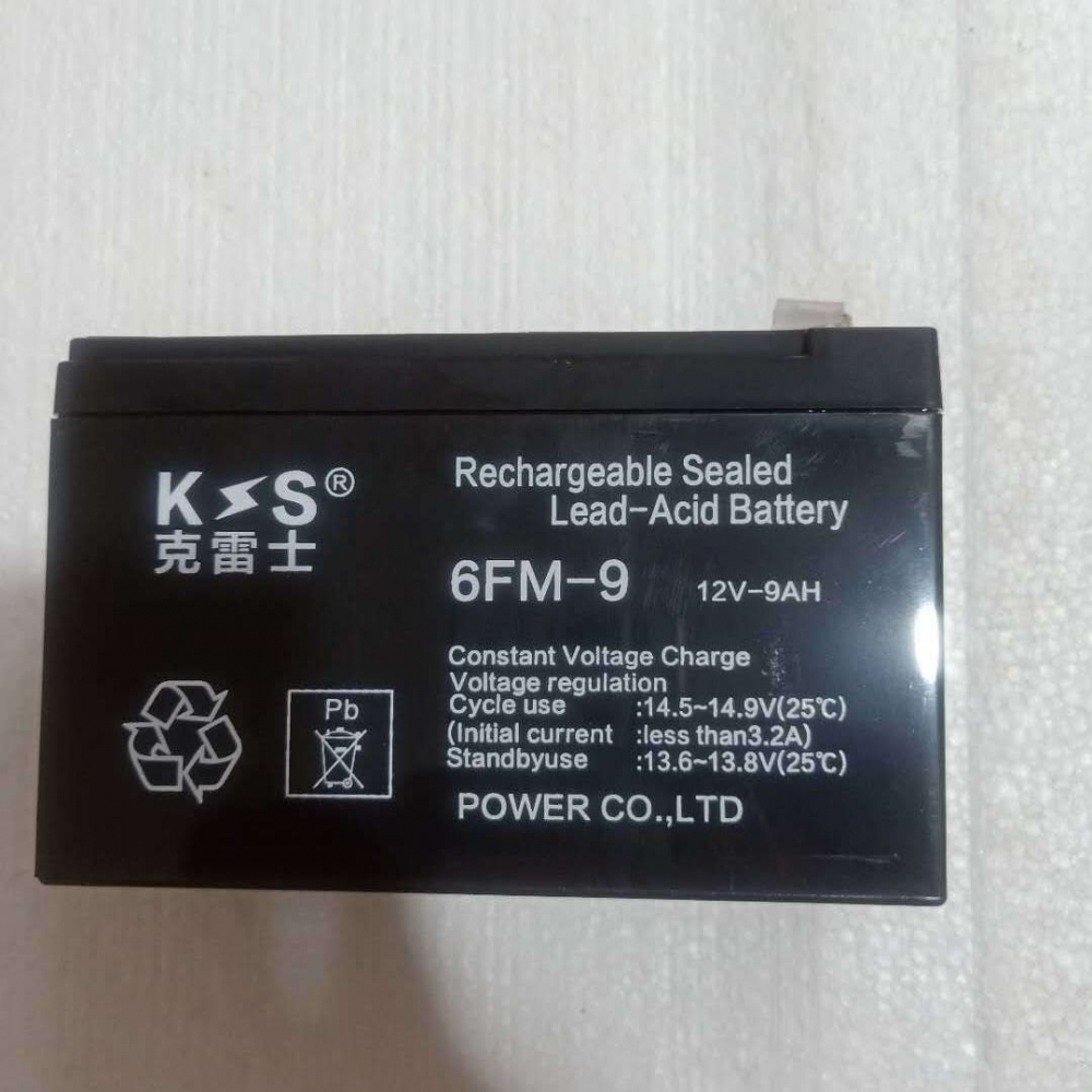 克雷士UPS蓄电池6FM-912V9AHU