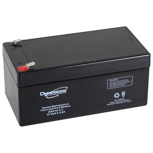 DynoEUROPE蓄电池 DAS12-3.3 12Volt 3.3AH 免维护可充电电池