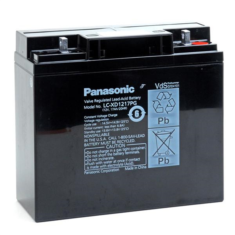 panasonic 蓄电池 LC-XD1217PG 12V 17AH/20HR 免维护电池