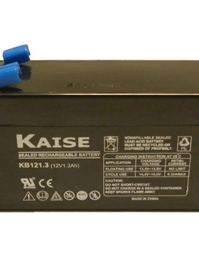 KAISE蓄电池 KB1213 12V1.3AH 免维护可充电铅酸电池
