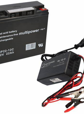 multipower蓄电池 MP22-12C 12V-22AH 免维护铅酸电池