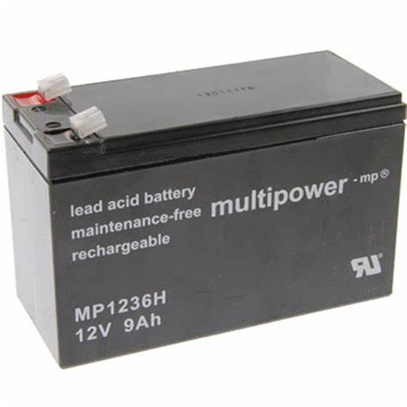 multipower蓄电池 MP1236H 12V9AH 免维护电池