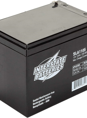 INTERSTATE BATTERYIES蓄电池 SLA1105 12V12AH/20HR 免维护电池