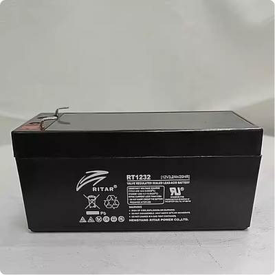 RITAR蓄电池 RT1232 12V3.2AH/20HR 瑞达免维护可充电电池