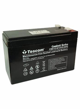 Tescom蓄电池 CBE12-9 12V9.0AH  免维护可充电电池