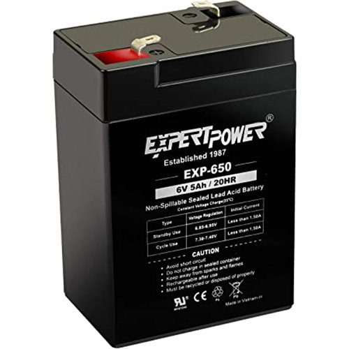 EXPERTPOWER EXP-650 6V5AH/20HR免维护可充电铅酸蓄电池