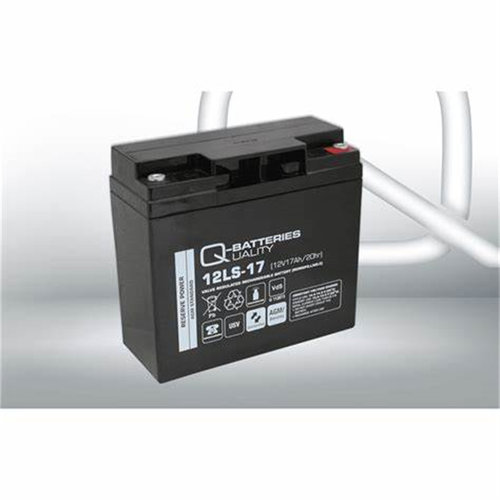 QUALITY-BATTERIES 蓄电池 12LS-17 12V17AH/20HR 免维护铅酸电池