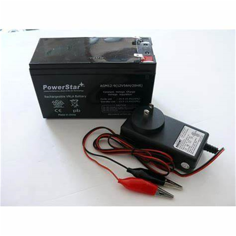 POWERSTAR蓄电池 AGM12-9 12V9AH/20HR 免维护可充电电池