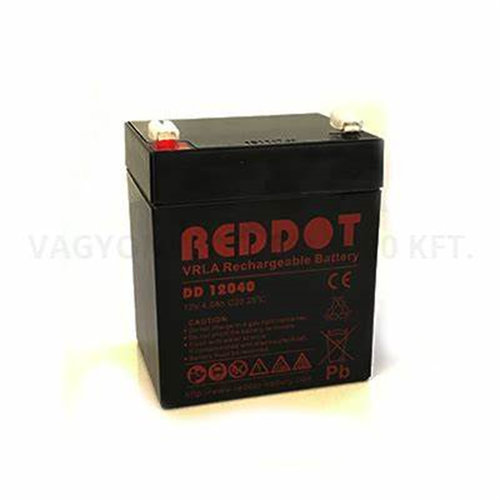 REDDOT蓄电池 DD1240 12V4.0AH/C20 25°c 免维护可充电电池