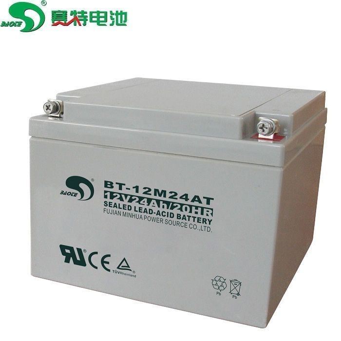 赛特蓄电池12V24AH海湾消防BT-12