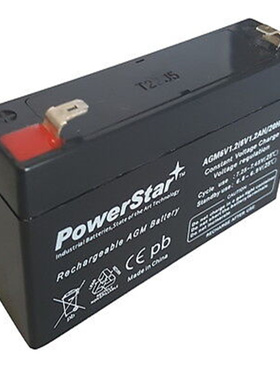 powerstar蓄电池AGM6V1.2AH/20HR免维护可充电蓄电池
