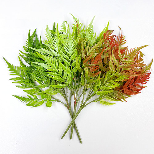 高仿真绿色蕨类植物肾蕨大叶蕨草热带雨林软胶绿植墙面景观造景