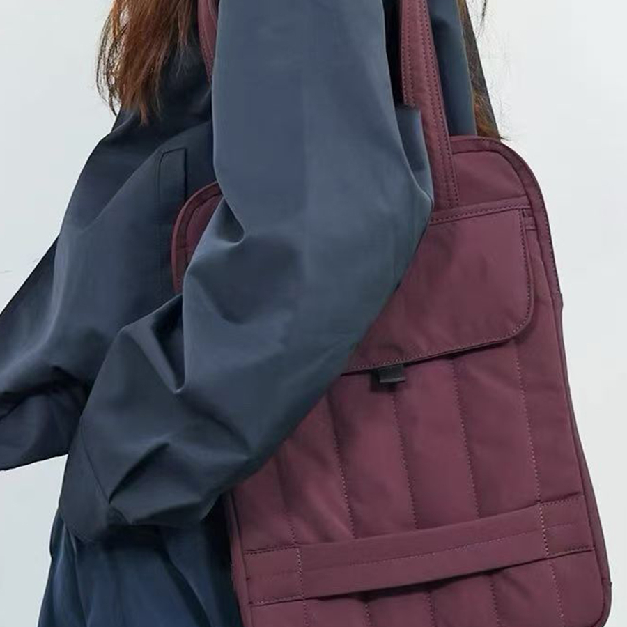 小众设计单肩包新款多用途托特包简约ipad防护包手提电脑包通勤包适用苹果15华为14MacBook13.3寸Air联想pro